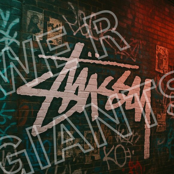 36" x 24" STUSSY Art Print Signed by Denardai- LIMITED EDITION - Picture 2 of 3